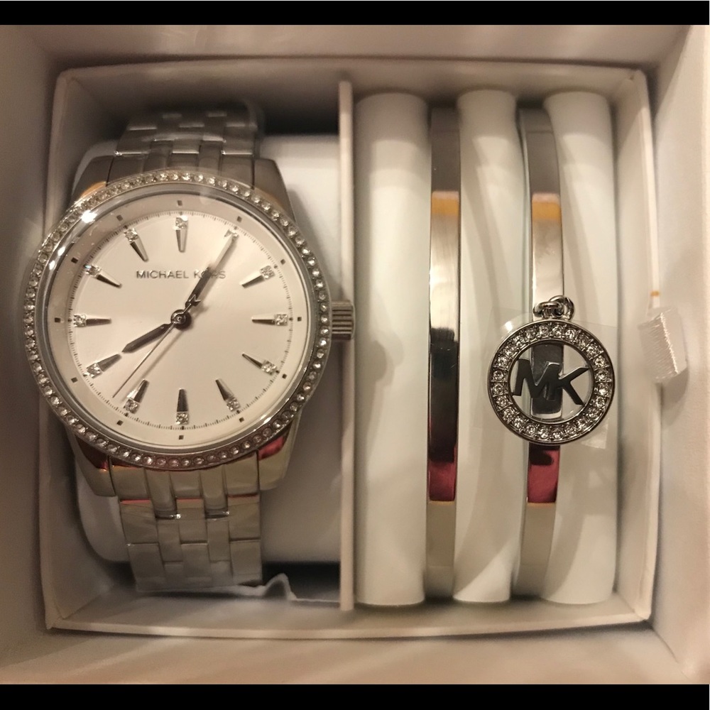 Michael Kors Ritz Collection Stainless Watch Set